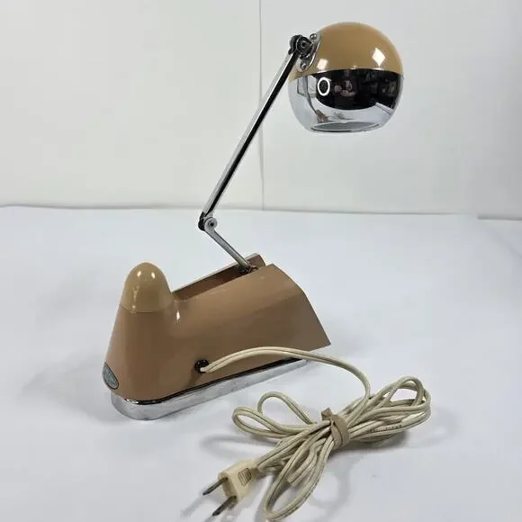 Hamilton Atomic Telescoping Orb Eyeball Desk Lamp 1960’s Mid Century Modern Work - Picture 14 of 16